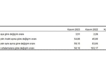 Yurt Dışı Üretici Fiyat Endeksi (YD-ÜFE) yıllık yüzde 59,15, aylık yüzde 3,51 arttı