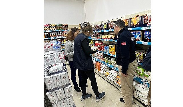 Zabıta gruplarından marketlere kontrol