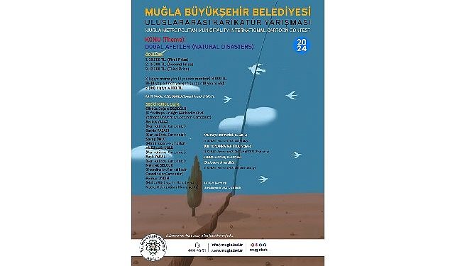 11.01.2024 5.Uluslararası Karikatür Müsabakası “Doğal Afetler” Temasını İşleyecek