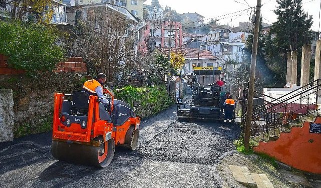 2023’te 20 bin tondan fazla asfalt serildi
