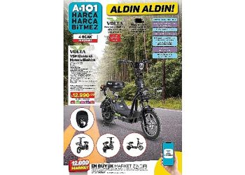 A101’den 2024’ün Birinci Haftası Kaçırılmayacak Elektrikli Bisiklet Fırsatı