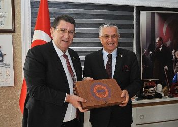 AESOB Lideri Dere’den Lider Topaloğlu’na ziyaret