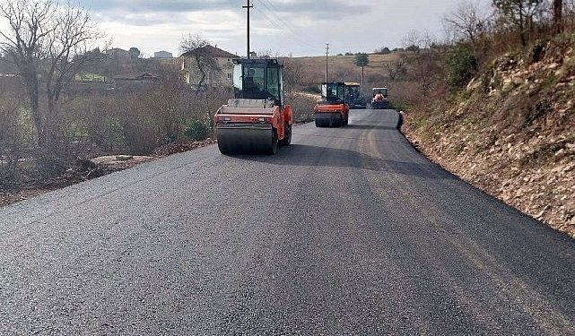 Akçaova Kubuzcu-Ağacıl ortasına asfalt