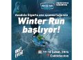 Anadolu Sigorta, Türkiye’nin En Büyük Kış Spor Etkinliklerinden Winter Run İstanbul’a Sponsor Oldu