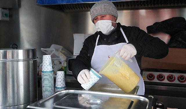 Bağcılar’da taksicilere çorba ikramı