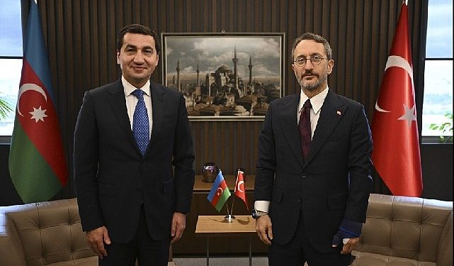 Bağlantı Lideri Altun, Azerbaycan Cumhurbaşkanı Yardımcısı Hacıyev ile bir ortaya geldi