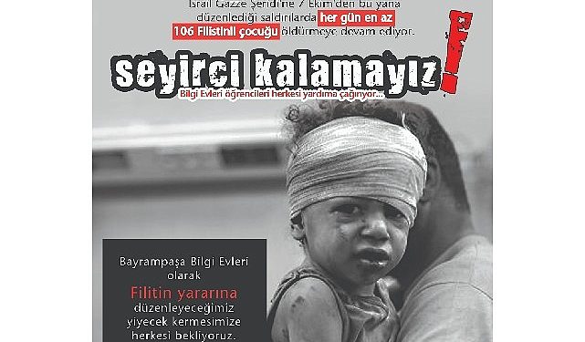 Bayrampaşalı çocuklardan Gazzeli çocuklar için kermes