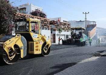 Bodrum’da 18 Bin Metre Sıcak Asfalt yapıldı