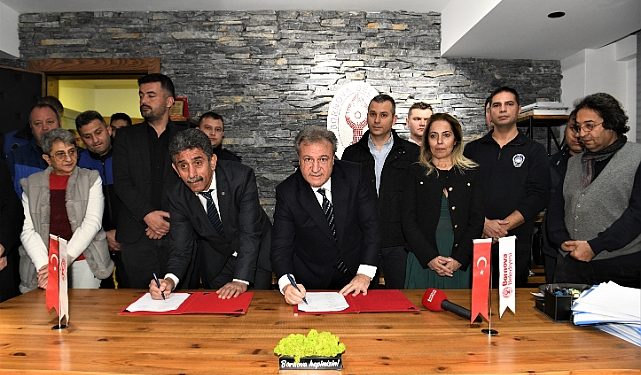 Bornova Belediyesi’nde tüm çalışanları sevindiren kontrat