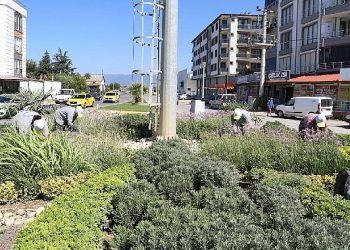 Burhaniye Belediyesi 2023 yılında yeşil bir etraf için çalışmalarını sürdürdü