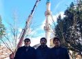 Büyükşehir, Elmalık Camii’nin minare külahını yeniledi