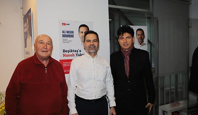 CHP Beşiktaş Belediye Lider Aday Adayı Nasuh Mahruki’nin Kampanya Ofisi Buluşması