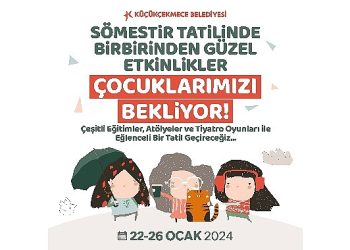 Çocuklar yarıyıl tatilini dolu dolu geçirecek