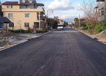 Dalaman’da Sıcak Asfalt Çalışmaları Sürüyor