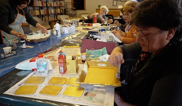 Efes Selçuk’ta bayanlar sanatla üreterek güçleniyor