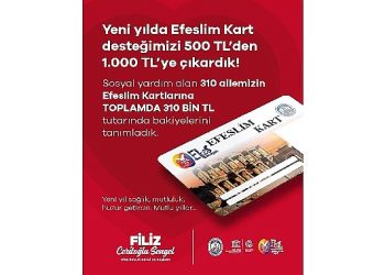 Efeslim kart dayanağı artarak sürüyor