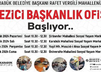 Gezici Başkanlık Ofisi Başlıyor..