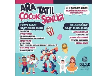 Haydi çocuklar orta tatil şenliğine