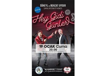 Hey gidi günler, 19 ocak’ta milas’ta