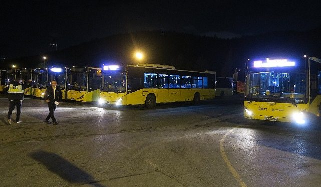 İBB, gece sınırları ile İstanbulluların hizmetinde