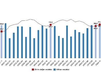 İhracat ünite paha endeksi yüzde 0,2 arttı