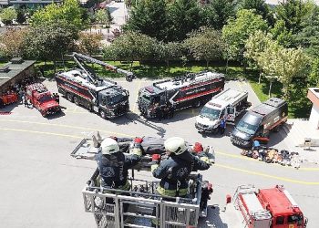 Konya İtfaiyesi 2023’te 13 Bin 570 Olaya Müdahale Etti