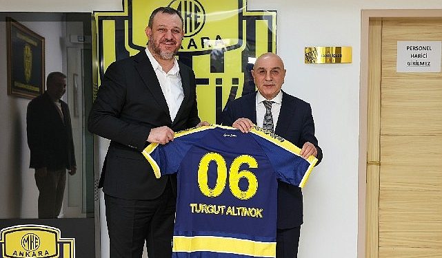Lider Altınok’tan ankaragücü’ne ziyaret