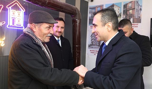 Lider Kalaycı oduncular sitesini ziyaret etti