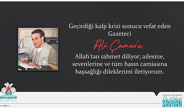 Lider Savran’dan gazeteci Ali Çamur için taziye bildirisi
