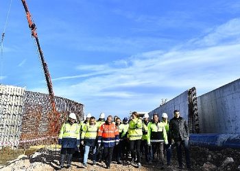 Lider Soyer Çiğli İleri Biyolojik Atıksu Arıtma Tesisi’nin 4. Faz inşaatını inceledi