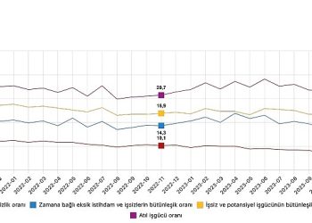 Mevsim tesirinden arındırılmış işsizlik oranı yüzde 9,0 düzeyinde gerçekleşti