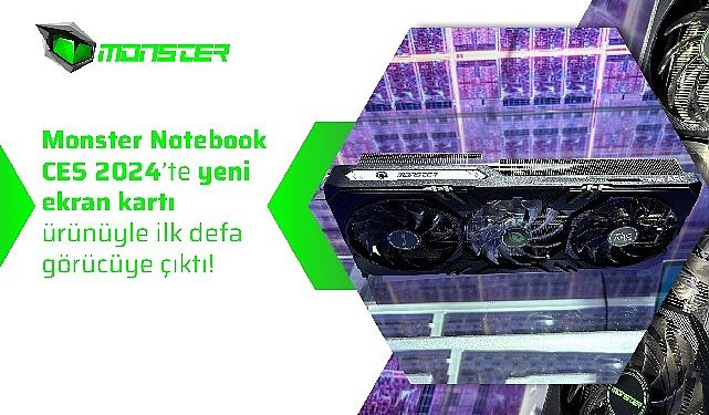 Monster Notebook CES 2024’te yeni ekran kartı eseriyle birinci sefer görücüye çıktı!
