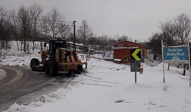 Nilüfer’de karla gayret grupları seferber oldu