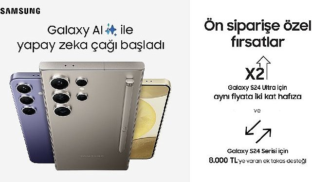 Samsung Galaxy S24 akıllı telefonlar Vodafone Flex ile satışa sunuldu