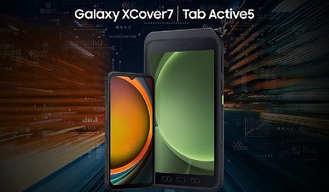 Samsung Galaxy XCover7 ve Galaxy Tab Active5 alanda dayanıklılık, iş sürekliliği ve performans sunarken güvenlikten ödün vermiyor