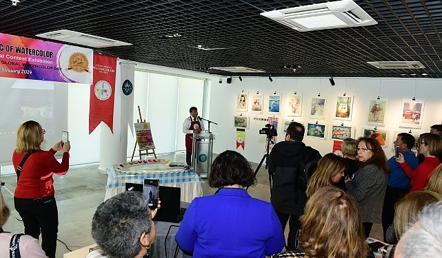 Sulu Boyanın Büyüsü” standı YKSM’de açıldı