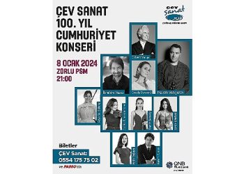 Türkiye’nin parlayan yıldızları ÇEV Sanat’ın “100. Yıl Cumhuriyet Konseri”nde buluşuyor
