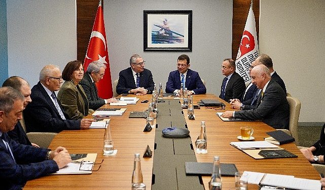 Ulusal Olimpiyat Komitesi toplantısına konuk oldu