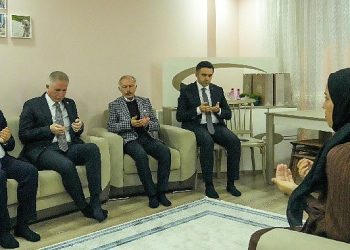 Vali Gül, Kaymakam Şenel ve Lider Atila Aydıner’den şehit ailesine ziyaret