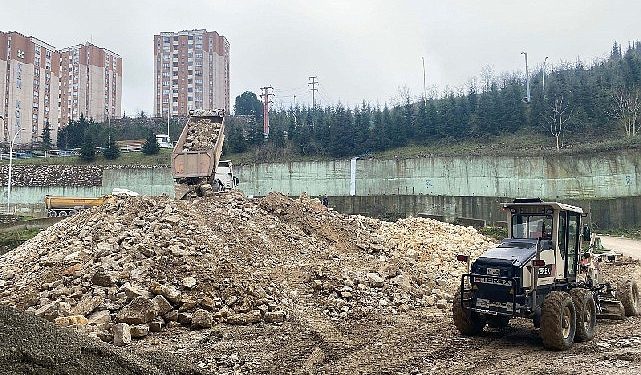 Wilcynski Caddesi’nde 24.200 m3 dolgu, 415 m taş