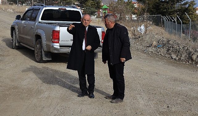 Yahyalı’da karacatepe camii etraf düzenlemeleri