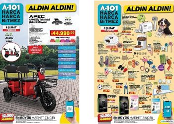 A101 8 Şubat’ta Elektrikli Moped ve Evcil Hayvan Eserleri Satacak