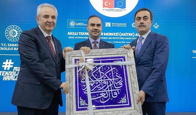 Akitek’in Açılışı, T.C. Sanayi ve Teknoloji Bakanı Fatih Mehmet Kacır’ın İştiraki İle Gerçekleşti
