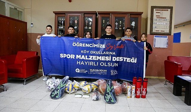 Antalya Büyükşehir’den okullara spor materyali takviyesi