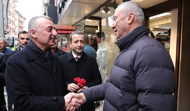 Büyükakın, İzmit ve Derince esnafıyla buluştu