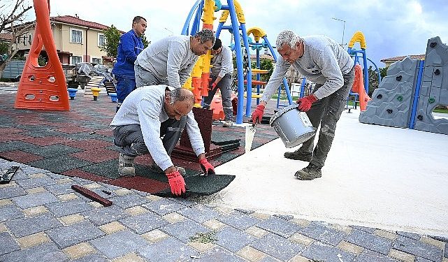 Çamyuva Mahallesi’nde park çalışması