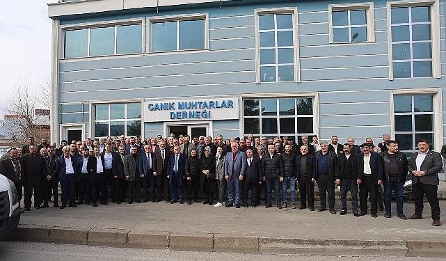 Canik Muhtarlarından Lider İbrahim Sandıkçı’ya Tam Dayanak