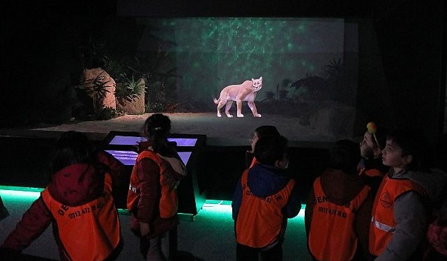 Çankayalı Minikler Dijital Hayvanat Bahçesi’ni Gezdi