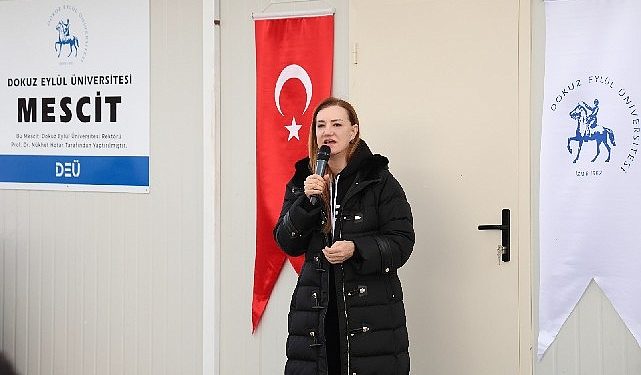 DEÜ zelzelenin yıl dönümünde bölgeyi unutmadı