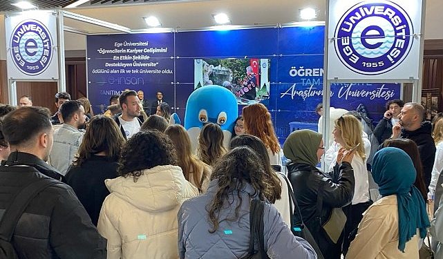 EGEKAF 24’te yerini alan Ege Üniversitesi standına ağır ilgi